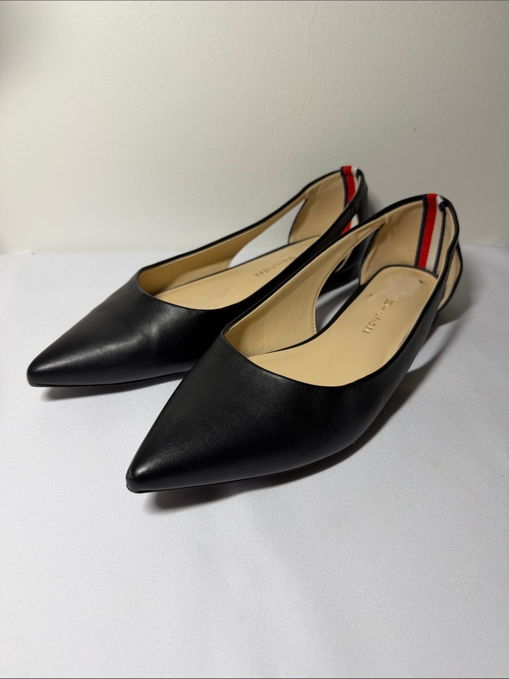 TOMMY HILFIGER VELAHI WOMEN'S FLAT SHOES COLOR BLACK